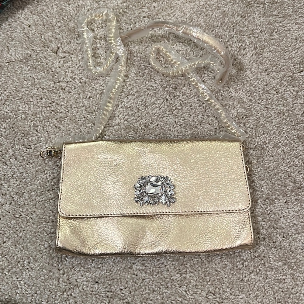 Lily Pulitzer NEW gold purse